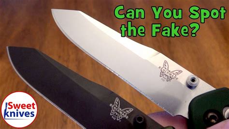 false benchmade knives